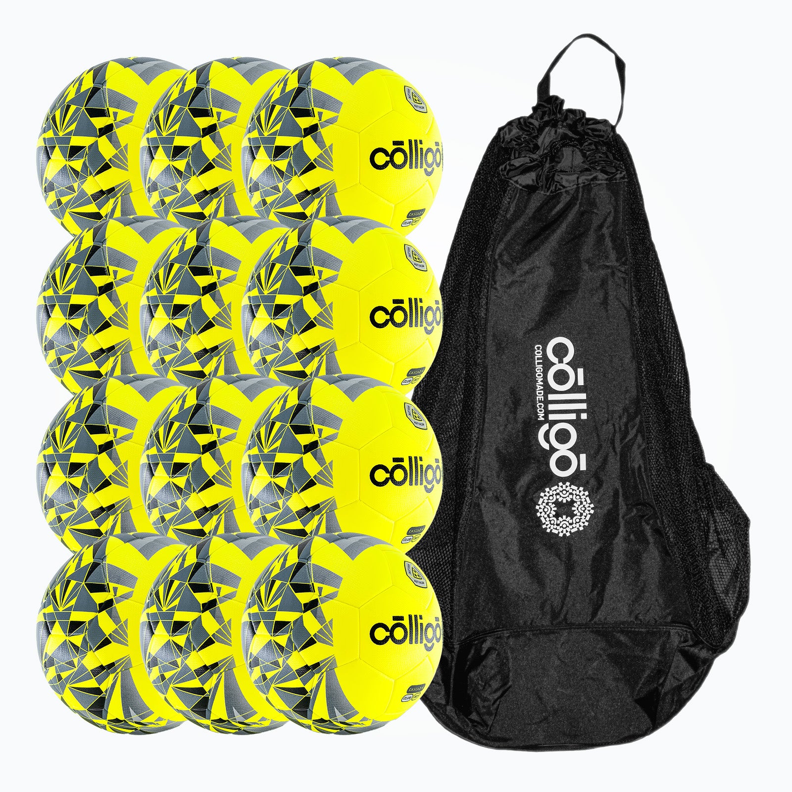 Cascadia Neon Soccer Ball Bundle - Colligo