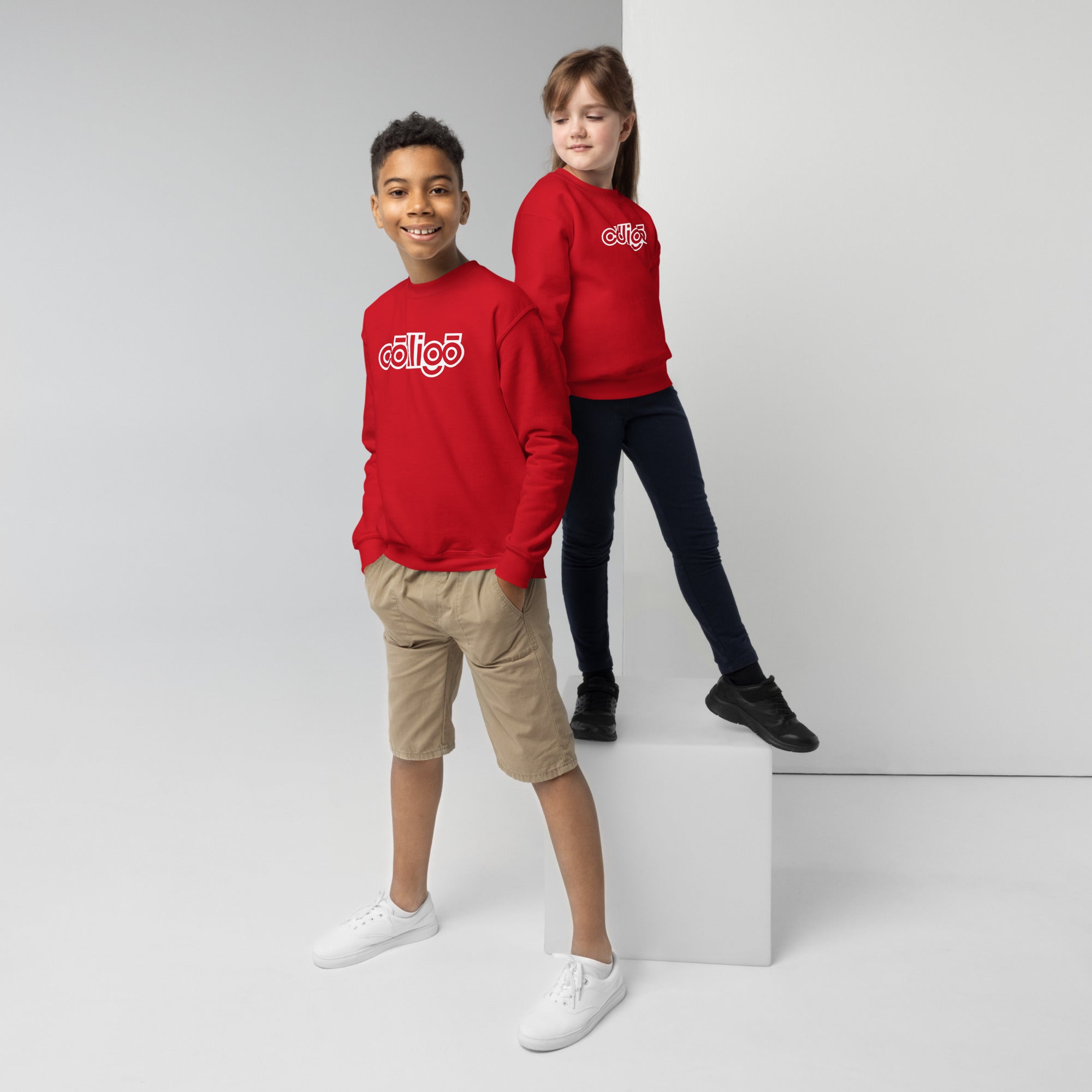 Youth crewneck sweatshirt - Colligo