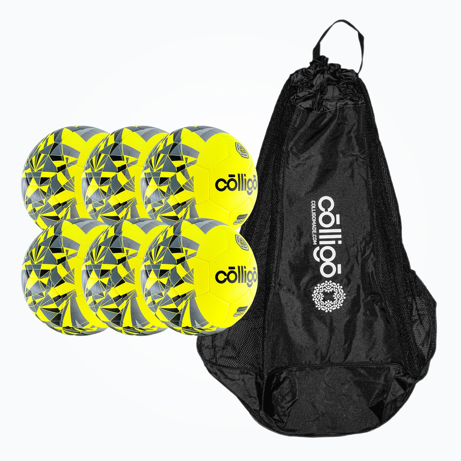 Cascadia Neon Soccer Ball Bundle - Colligo